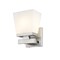 Z-Lite Astor 1 Light Wall Sconce, Brushed Nickel & Etched Opal 1937-1S-BN - alternate 2